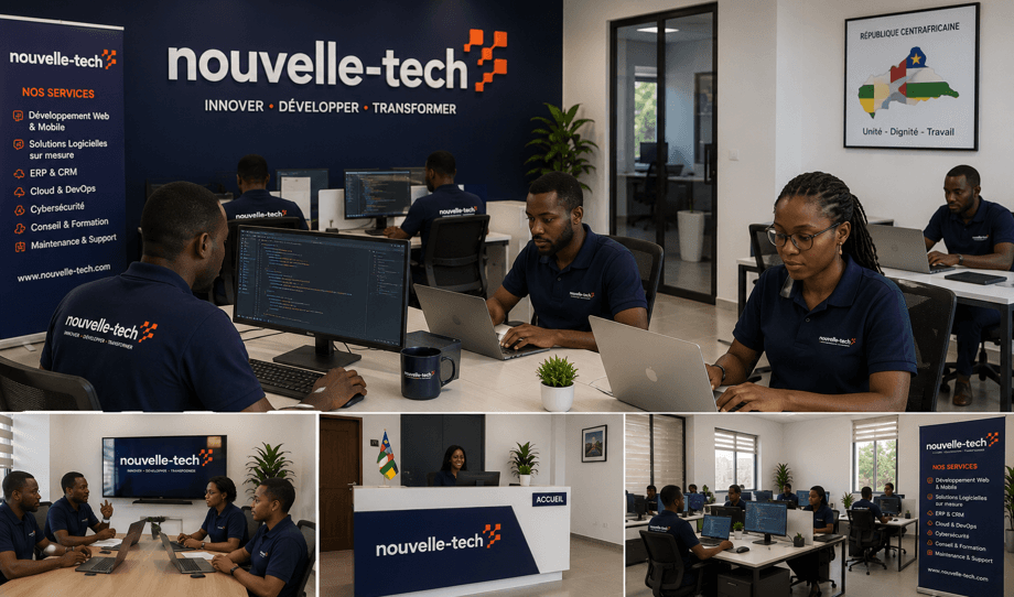 Équipe Nouvelle-Tech — innovation numérique à Bangui